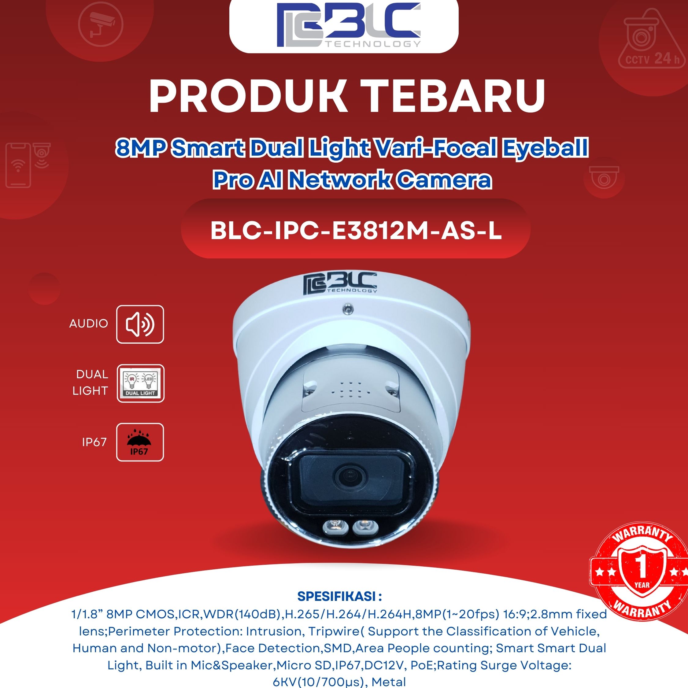 BLC-IPC-E3812M-AS-L BLC-IPC-E3812M-AS-L - Gambar 1